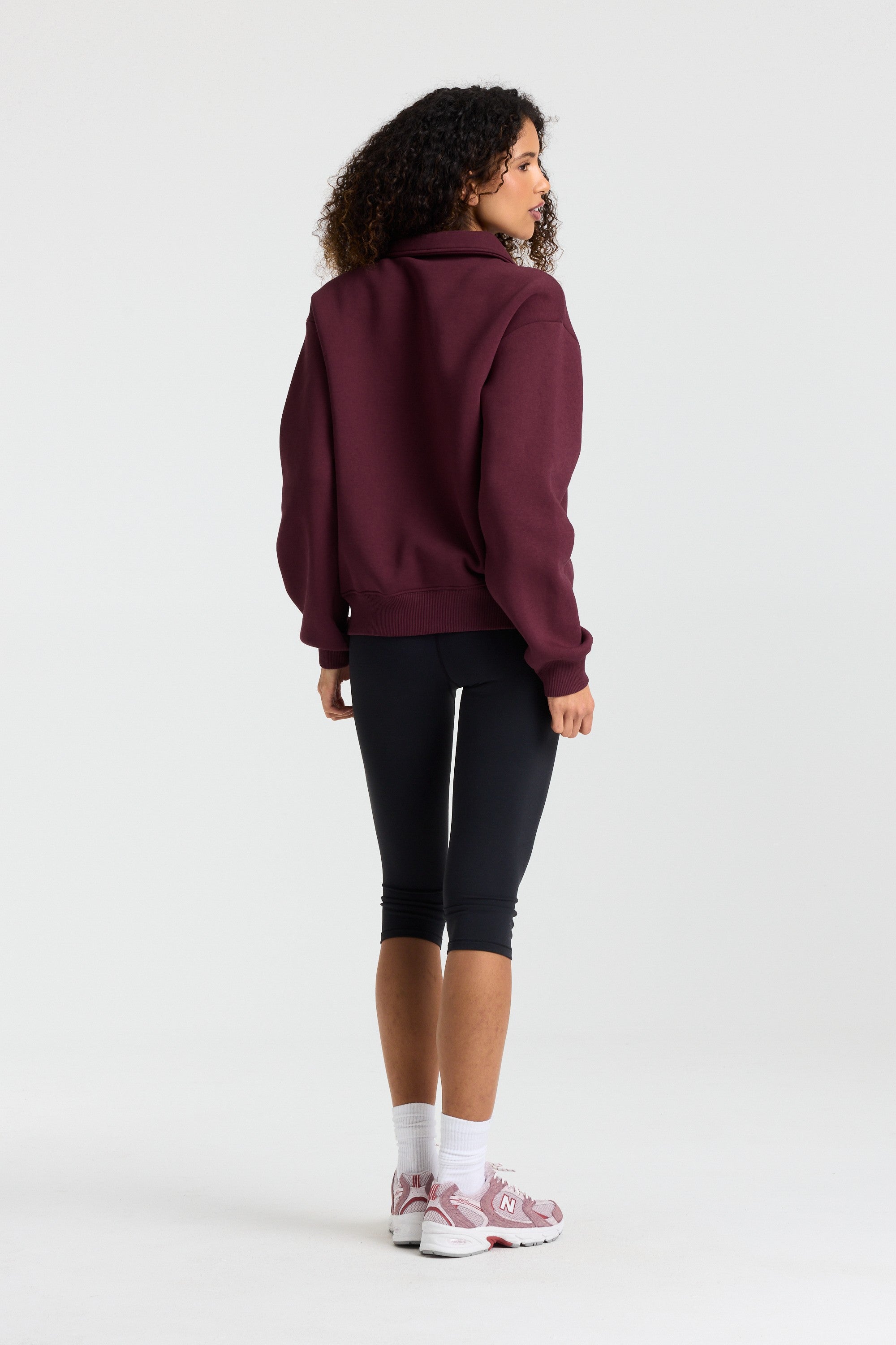 W. Rugby Shirt - Midnight Cherry